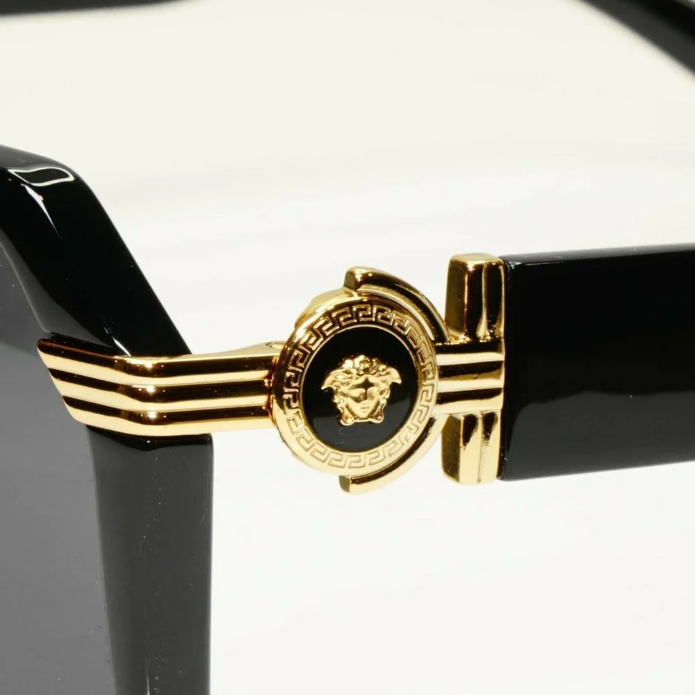 Versace Men's Black Medusa Sunglasses